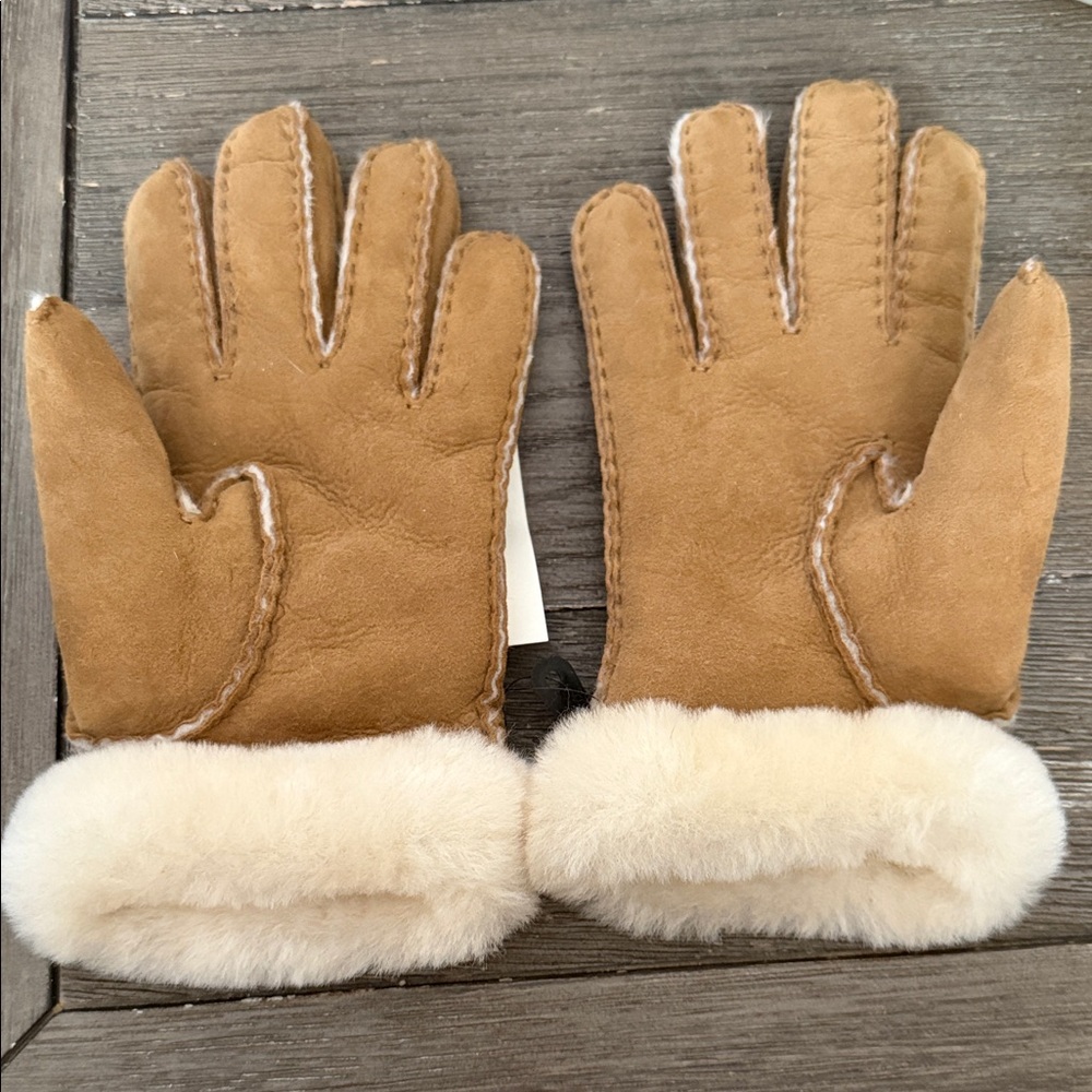 Ugg Chestnut Shearling Gloves - image 4